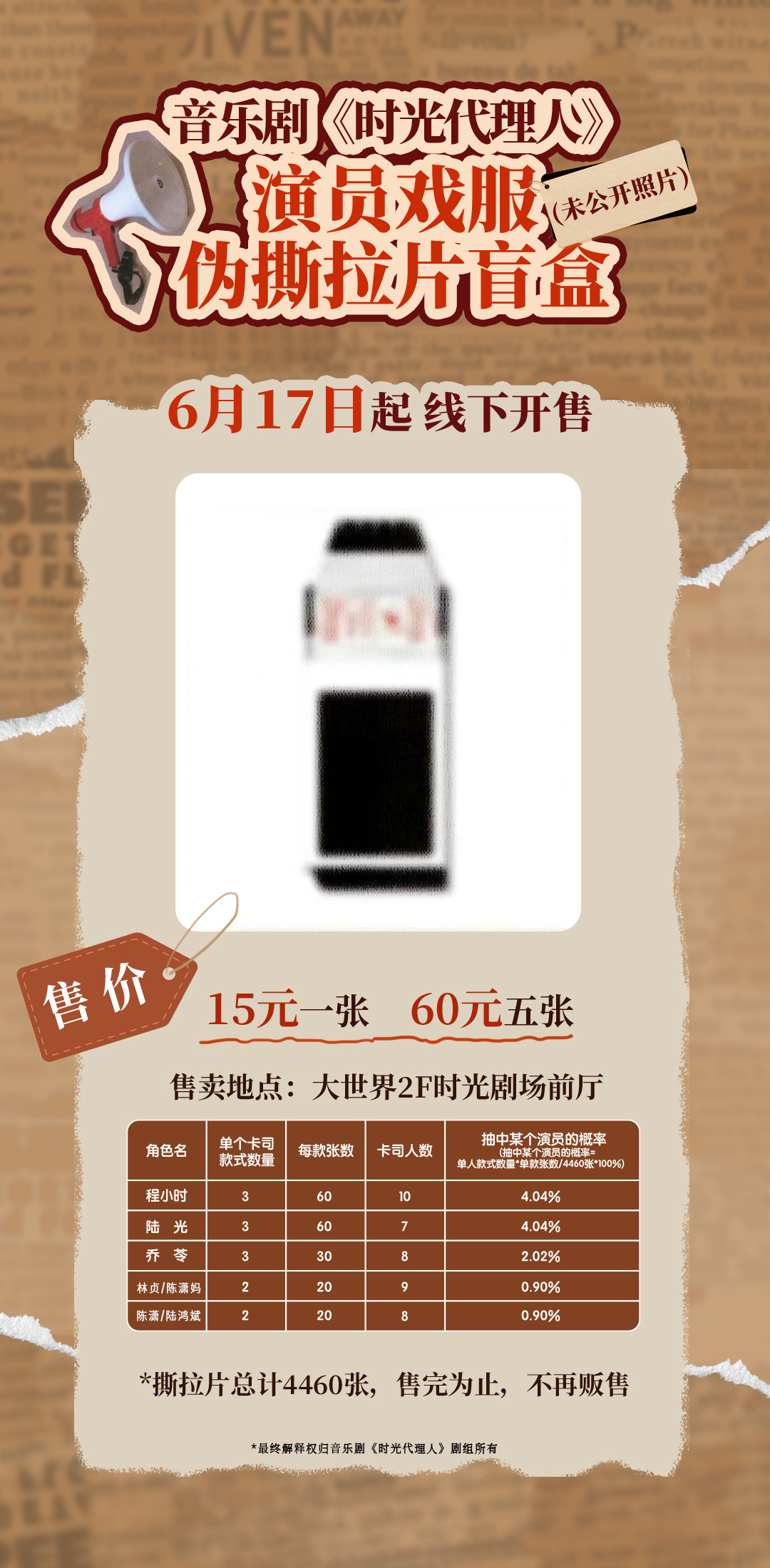 撕拉片2000元一盒