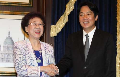 吕秀莲喊话赖清德善待在野党