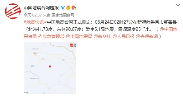 震惊！新疆吐鲁番发生5.1级地震？假消息背后的真相揭秘